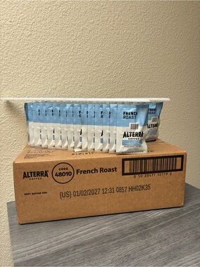 New Alterra Coffee French Roast Single-Serve Packs for Flavia Machines 100 packs